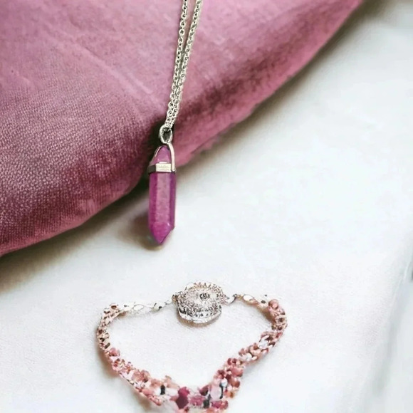 Crystal Pendant Necklace - Picture 8 of 8